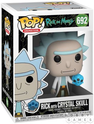 Фигурка Funko POP! Animation. Rick and Morty: Rick with Crystal Skull 692 фото 2