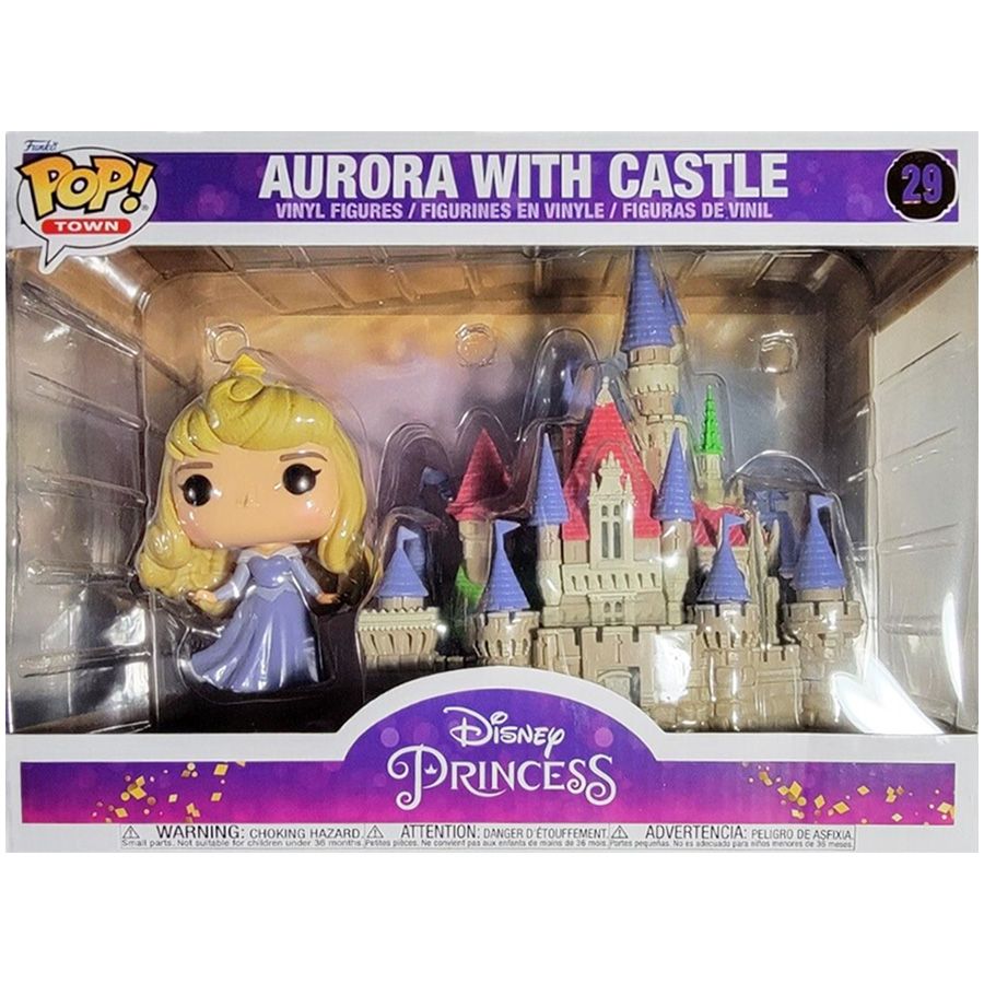  Funko POP! Town. Disney Princess: Aurora with Castle,  Funko POP! Town. Disney Princess: Aurora with Castle, : 135744 - ,    Funko POP!, Funko POP! Animation, Funko POP! Disney