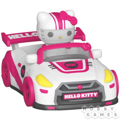 Набор фигурок Bitty POP! Rides. Hello Kitty and Friends Tokyo Speed: Hello Kitty in Racecar