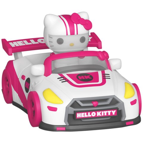 Набор фигурок Bitty POP! Rides. Hello Kitty and Friends Tokyo Speed: Hello Kitty in Racecar