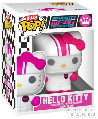 Набор фигурок Bitty POP! Rides. Hello Kitty and Friends Tokyo Speed: Hello Kitty in Racecar фото 3