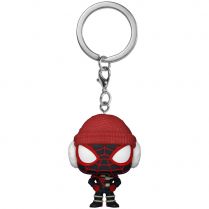 Брелок Funko POP! Pocket Keychain. Spider-Man: Miles Morales (Winter Suit)