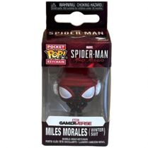 Брелок Funko POP! Pocket Keychain. Spider-Man: Miles Morales (Winter Suit)