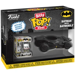 Набор фигурок Bitty POP! Rides. DC Batman: Batman with Batmobile