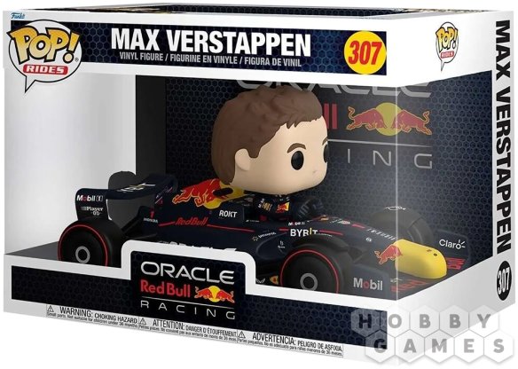 Фигурка Funko POP! Rides. Oracle Red Bull Racing: Max Verstappen 307 фото 2