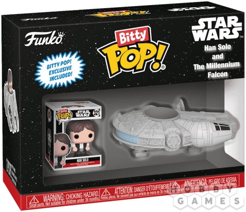 Набор фигурок Bitty POP! Star Wars. Han Solo and The Millennium Falcon фото 2