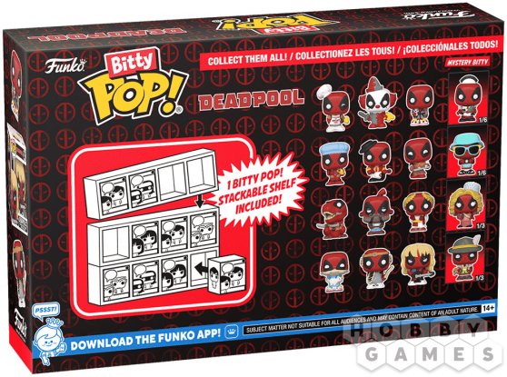 Набор фигурок Bitty POP! Deadpool. Series 2 фото 2