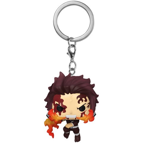 Брелок Funko POP! Pocket Keychain. Demon Slayer: Tanjiro Kamado (Dancing Flash)