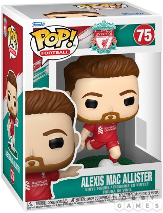 Фигурка Funko POP! Football. Liverpool Football Club: Alexis Mac Allister 75 фото 2