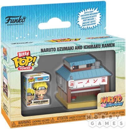 Набор фигурок Bitty POP! Towns. Naruto Uzumaki and Ichiraku Ramen фото 2