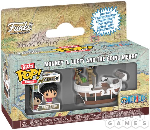 Набор фигурок Bitty POP! Rides. One Piece: Monkey D. Luffy and the Going Merry фото 2