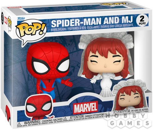 Набор фигурок Funko POP! Marvel. Spider-Man and MJ фото 2