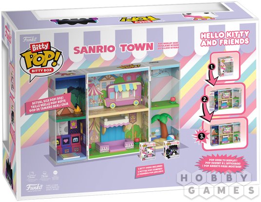 Набор фигурок Bitty POP! Bitty Box. Hello Kitty and Friends: Sanrio Town фото 2
