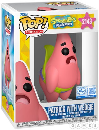 Фигурка Funko POP! Animation. SpongeBob SquarePants: Patrick with Wedgie 2143 фото 3
