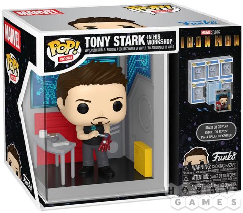 Фигурка Funko POP! Nooks. Marvel Iron Man: Tony Stark in His Workshop фото 2