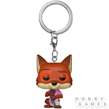 Брелок Funko POP! Pocket Keychain. Disney Zootopia 2: Nick Wilde