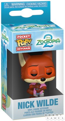 Брелок Funko POP! Pocket Keychain. Disney Zootopia 2: Nick Wilde фото 2