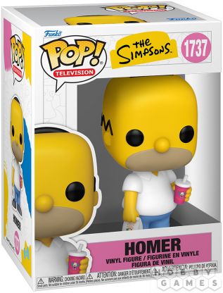 Фигурка Funko POP! Television. The Simpsons: Homer with Krusty Burger 1737 фото 2