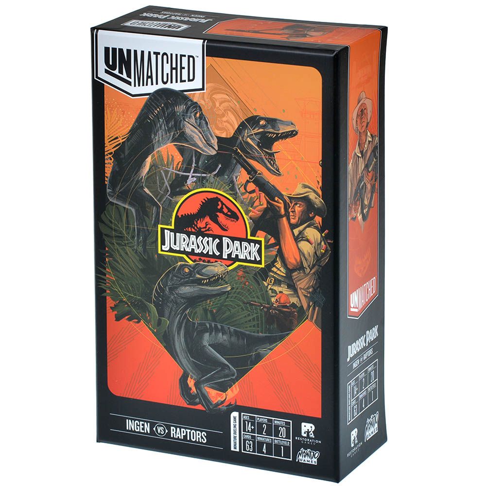 Настольная игра GaGa Games Unmatched: Jurassic Park. InGen vs Raptors GG363 - фото 1