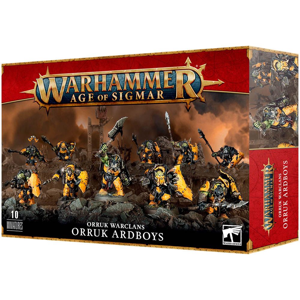 Набор миниатюр Warhammer Games Workshop Orruk Warclans: Orruk Ardboys 89-61 - фото 1