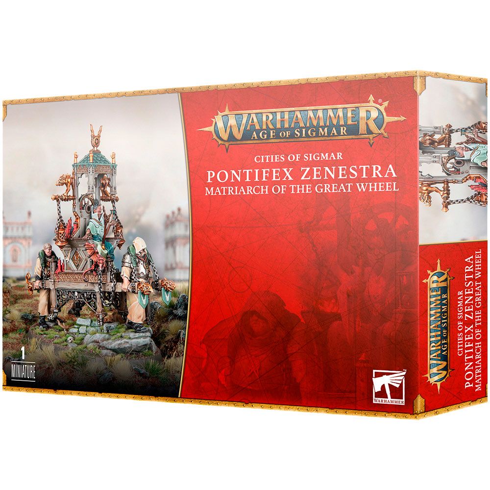 Набор миниатюр Warhammer Games Workshop Cities of Sigmar: Pontifex Zenestra, Matriarch of the Great Wheel 86-27 - фото 1