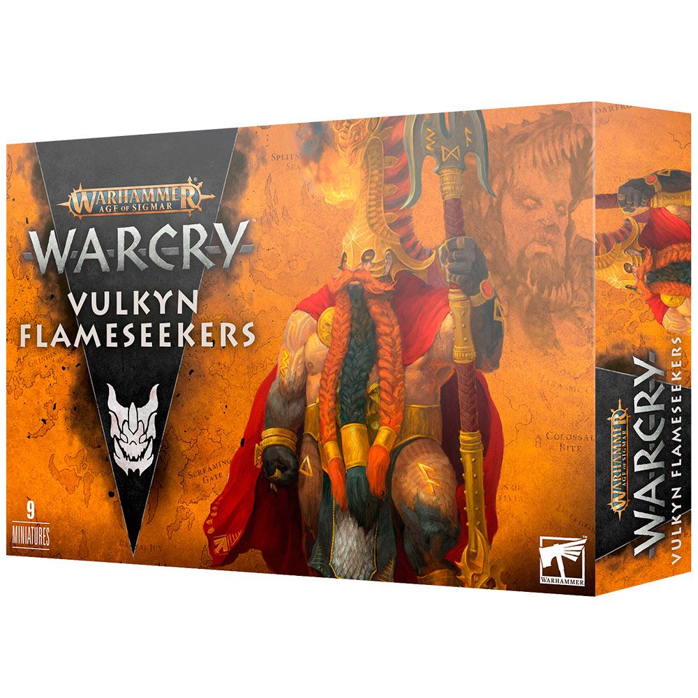 Набор миниатюр Warhammer Games Workshop Warcry: Vulkyn Flameseekers 112-15 - фото 1