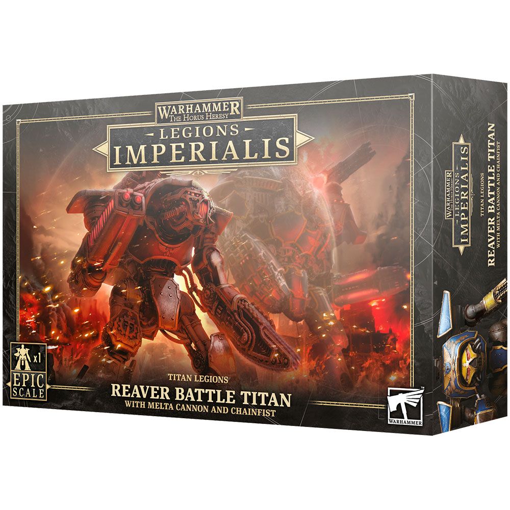 Набор миниатюр Warhammer Games Workshop Legions Imperialis: Reaver Battle Titan with Melta Cannon and Chainfist 03-23