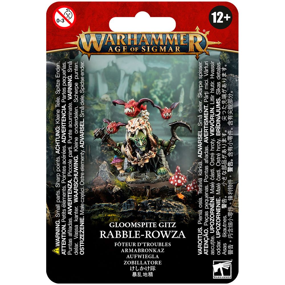 Набор миниатюр Warhammer Games Workshop Gloomspite Gitz: Rabble-Rowza 89-84 - фото 1