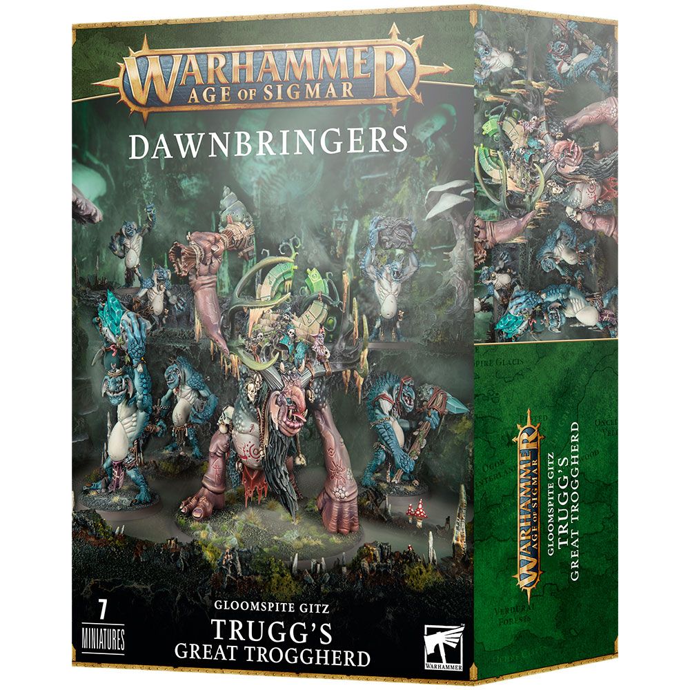 Набор миниатюр Warhammer Games Workshop Gloomspite Gitz: Trugg's Great Troggherd 89-55 - фото 1