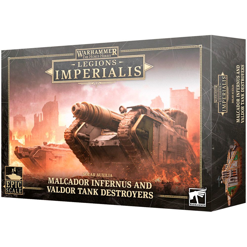 Набор миниатюр Warhammer Games Workshop Legions Imperialis: Malcador Infernus and Valdor Tank Destroyers 03-57