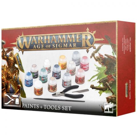Age of Sigmar: Paints + Tools Set
