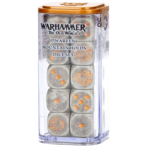 The Old World: Dwarfen Mountain Holds Dice Set
