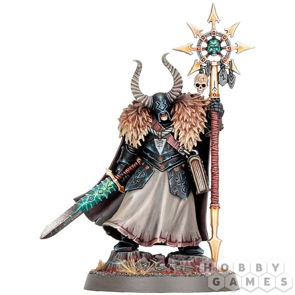 Warhammer Age Of Sigmar: Esclavos De La Oscuridad – Caballeros Del Caos | 5 Miniaturas Sin Pintar
