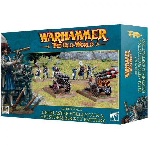 The Old World: Empire of Man Helblaster Volleygun & Helstorm Rocket Battery