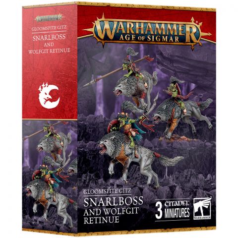 Gloomspite Gitz: Snarlboss and Wolfgit Retinue