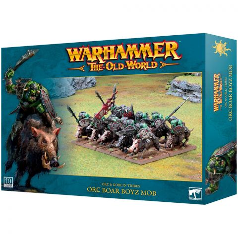The Old World: Orc & Goblin Tribes Orc Boar Boyz Mob