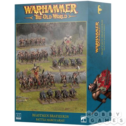 The Old World: Beastmen Brayherds Battle March Army