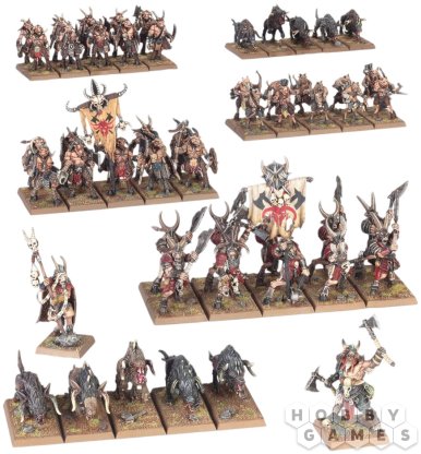 The Old World: Beastmen Brayherds Battle March Army фото 2
