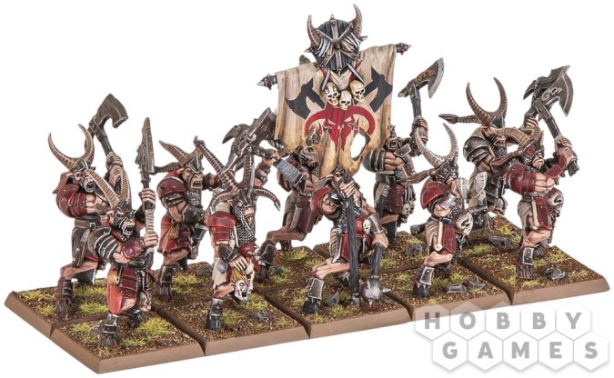 The Old World: Beastmen Brayherds Battle March Army фото 6