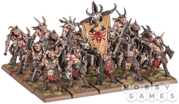 The Old World: Beastmen Brayherds Battle March Army фото 7