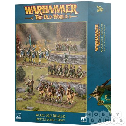 The Old World: Wood Elf Realms Battle March Army