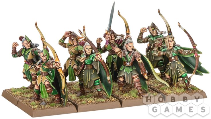 The Old World: Wood Elf Realms Battle March Army фото 6