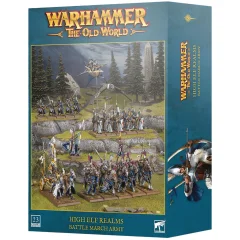 The Old World: High Elf Realms Battle March Army
