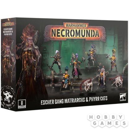 Necromunda: Escher Gang Matriarchs &amp; Phyrr Cats