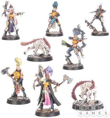 Necromunda: Escher Gang Matriarchs &amp; Phyrr Cats фото 2