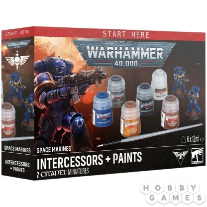 Space Marines: Intercessors and Paints