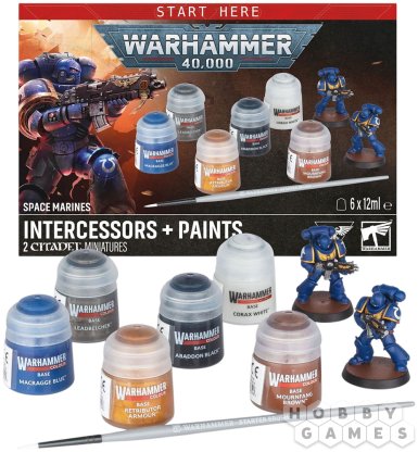 Space Marines: Intercessors and Paints фото 2