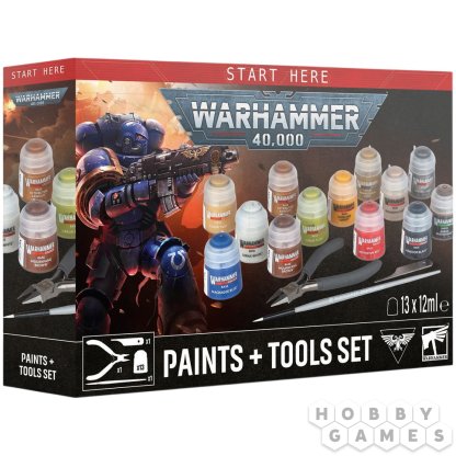 Warhammer 40,000 Paints and Tools Set