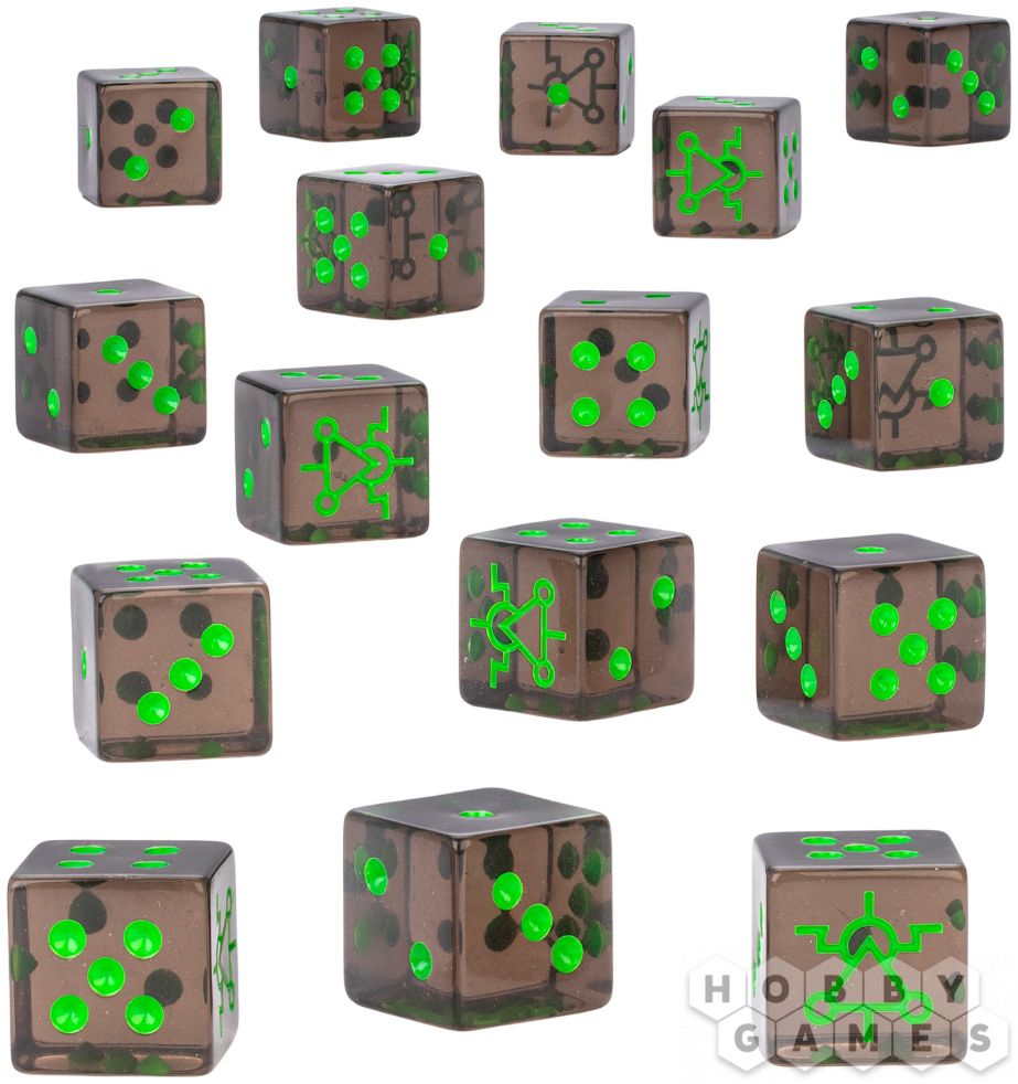 Купить Necrons Destroyer Cult Dice Set в магазине Hobby Games