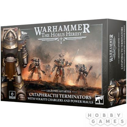 Legiones Astartes: Cataphractii Terminators with Volkite Chargers and Power Mauls